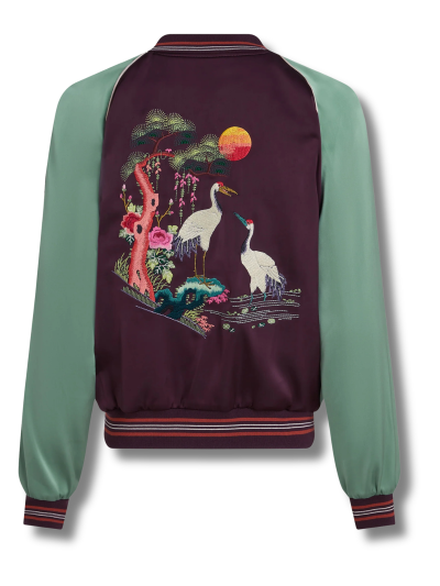 Bomber Dusk in satin – King Louie