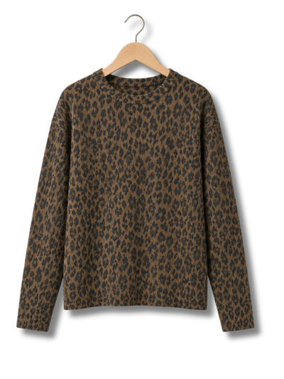 Leon & Harper - Maglia Leopardata Manuel